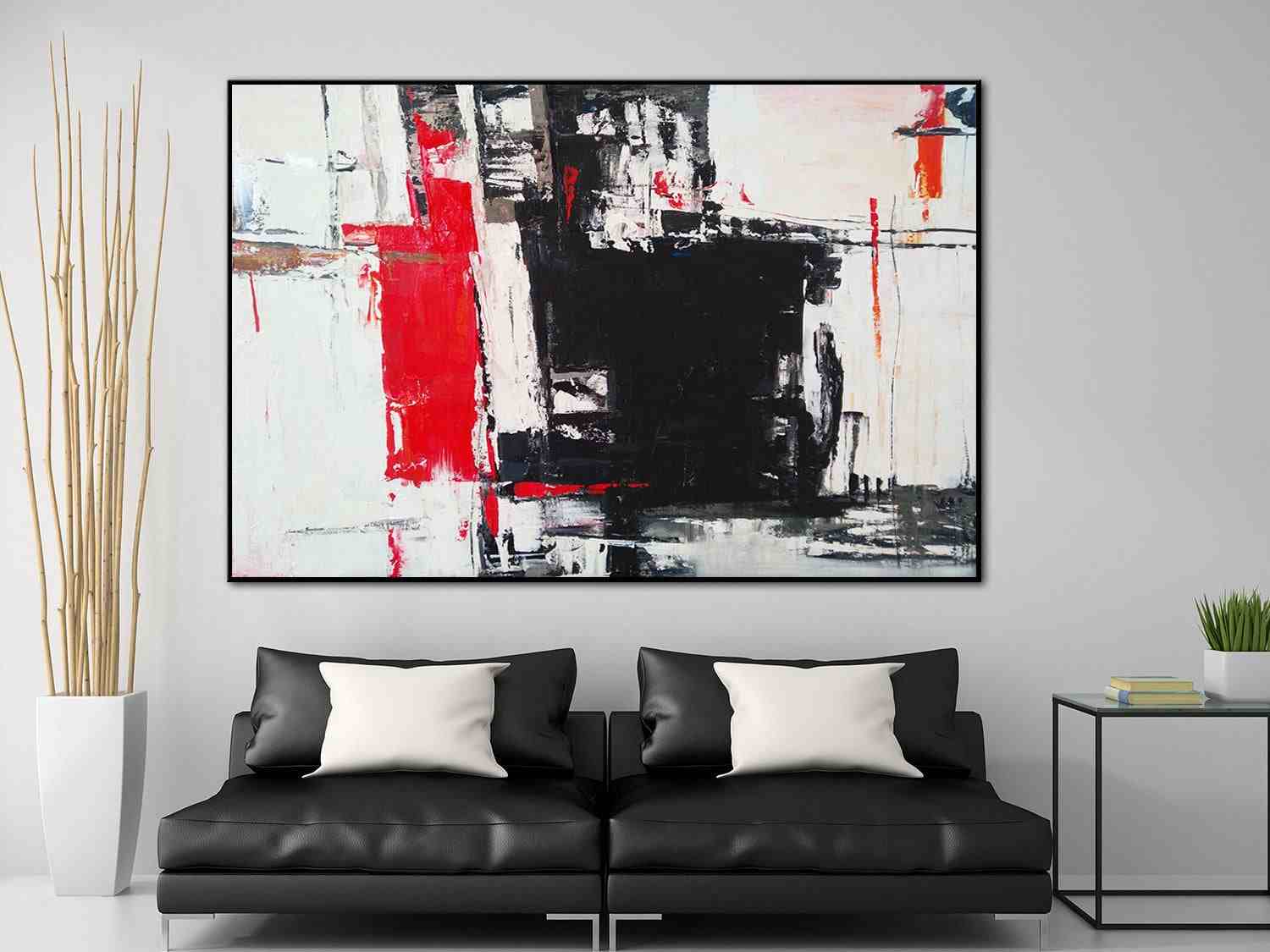 black white wall art